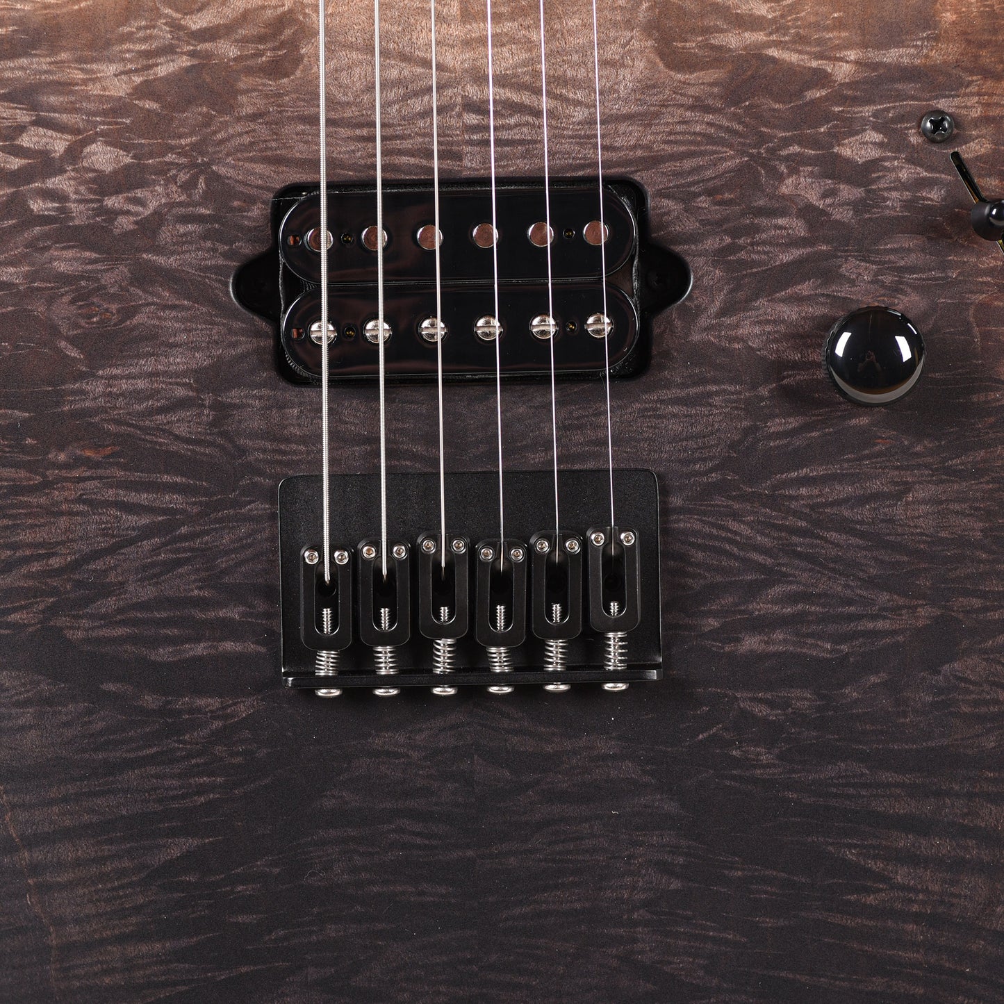 Suhr Custom Modern Black Gradient w/CME-Selected Burl Maple Top Electric Guitars / Solid Body