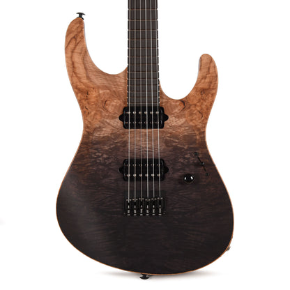 Suhr Custom Modern Black Gradient w/CME-Selected Burl Maple Top Electric Guitars / Solid Body
