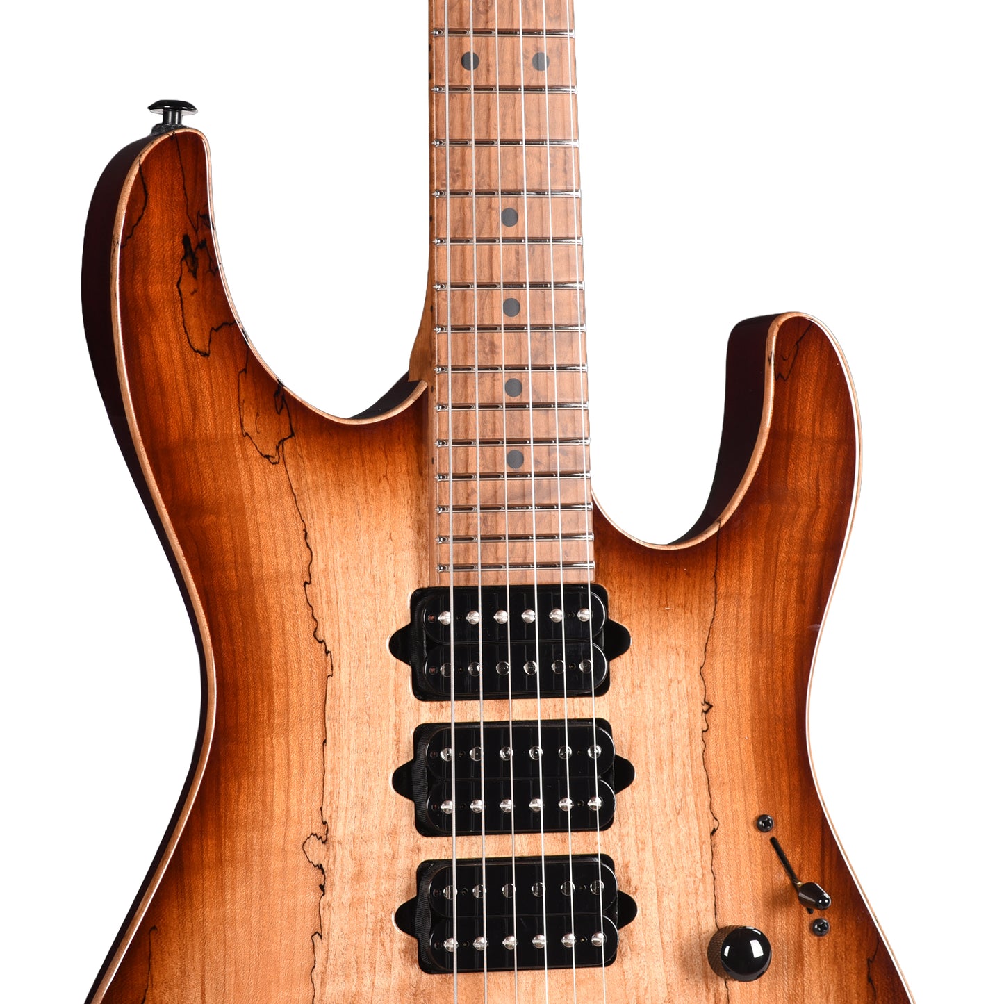Suhr Custom Modern Brown Burst w/CME-Selected Spalt Maple Top Electric Guitars / Solid Body