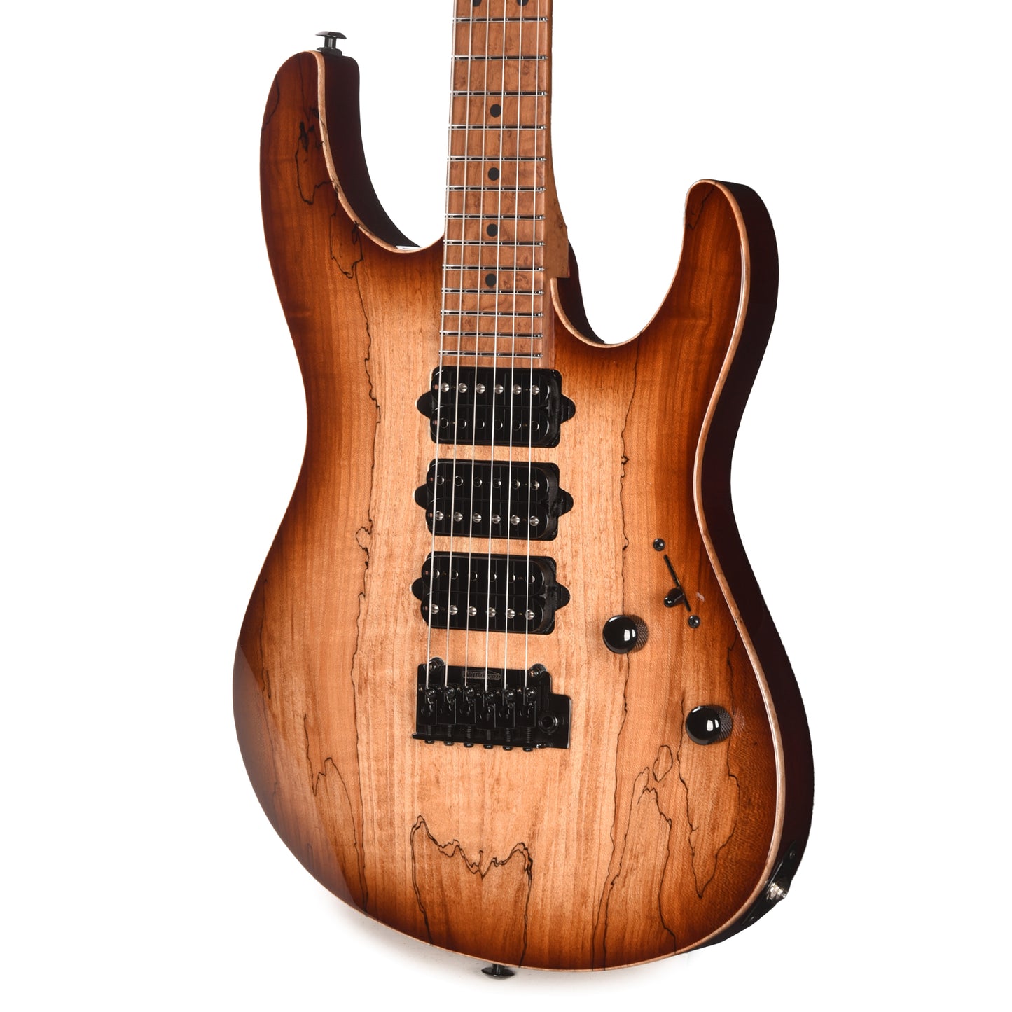 Suhr Custom Modern Brown Burst w/CME-Selected Spalt Maple Top Electric Guitars / Solid Body