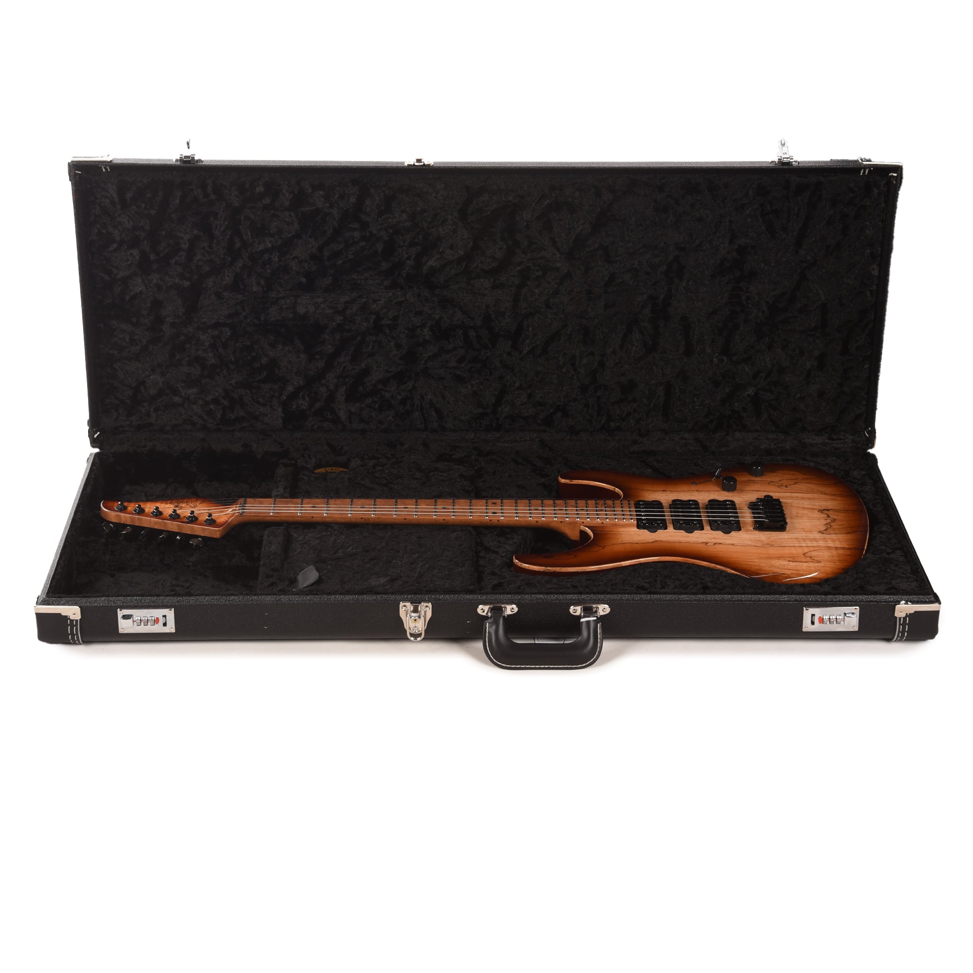 Suhr Custom Modern Brown Burst w/CME-Selected Spalt Maple Top Electric Guitars / Solid Body