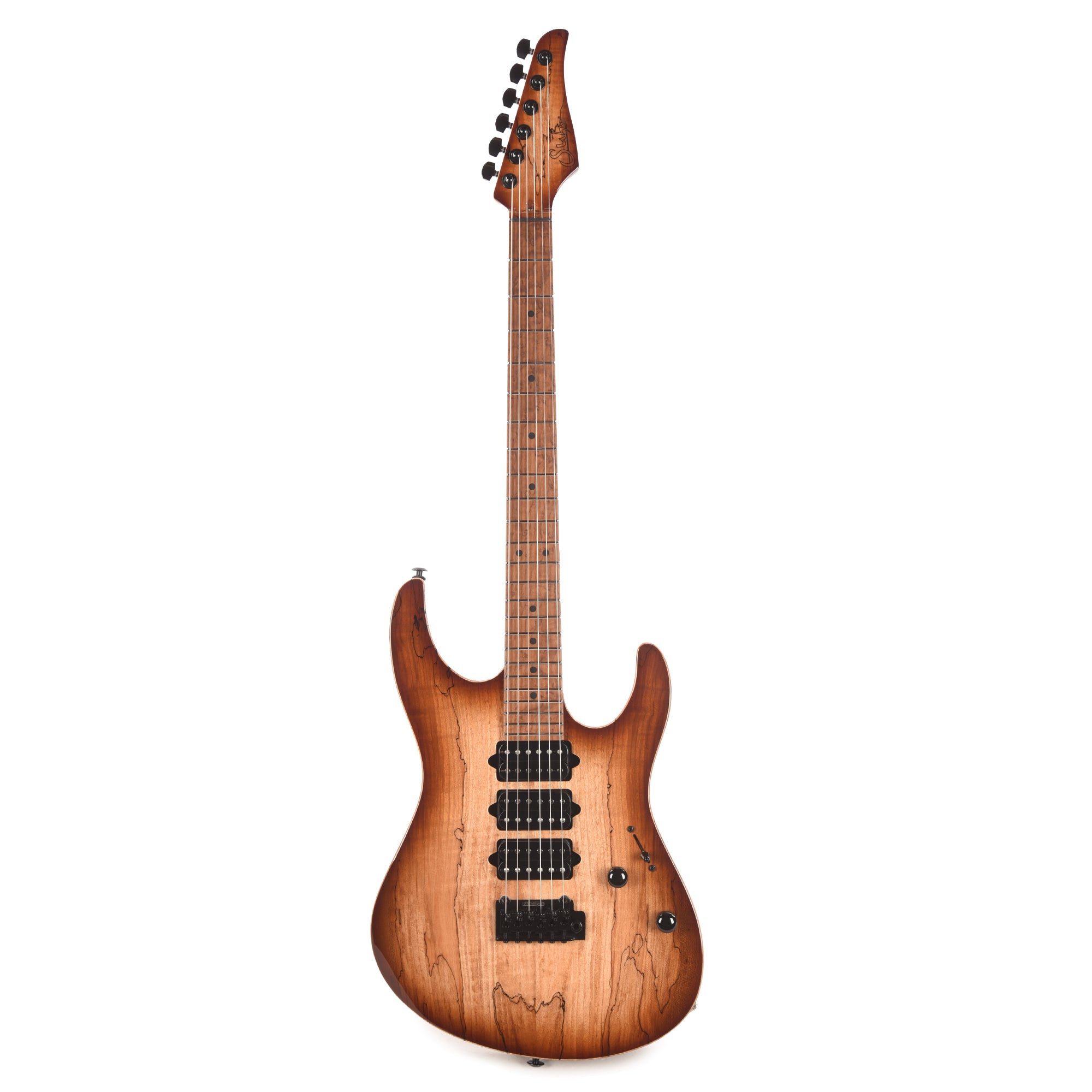 Suhr Custom Modern Brown Burst w/CME-Selected Spalt Maple Top Electric Guitars / Solid Body