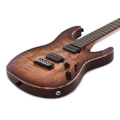 Suhr Custom Modern Brown Burst w/CME-Selected Spalt Maple Top Electric Guitars / Solid Body