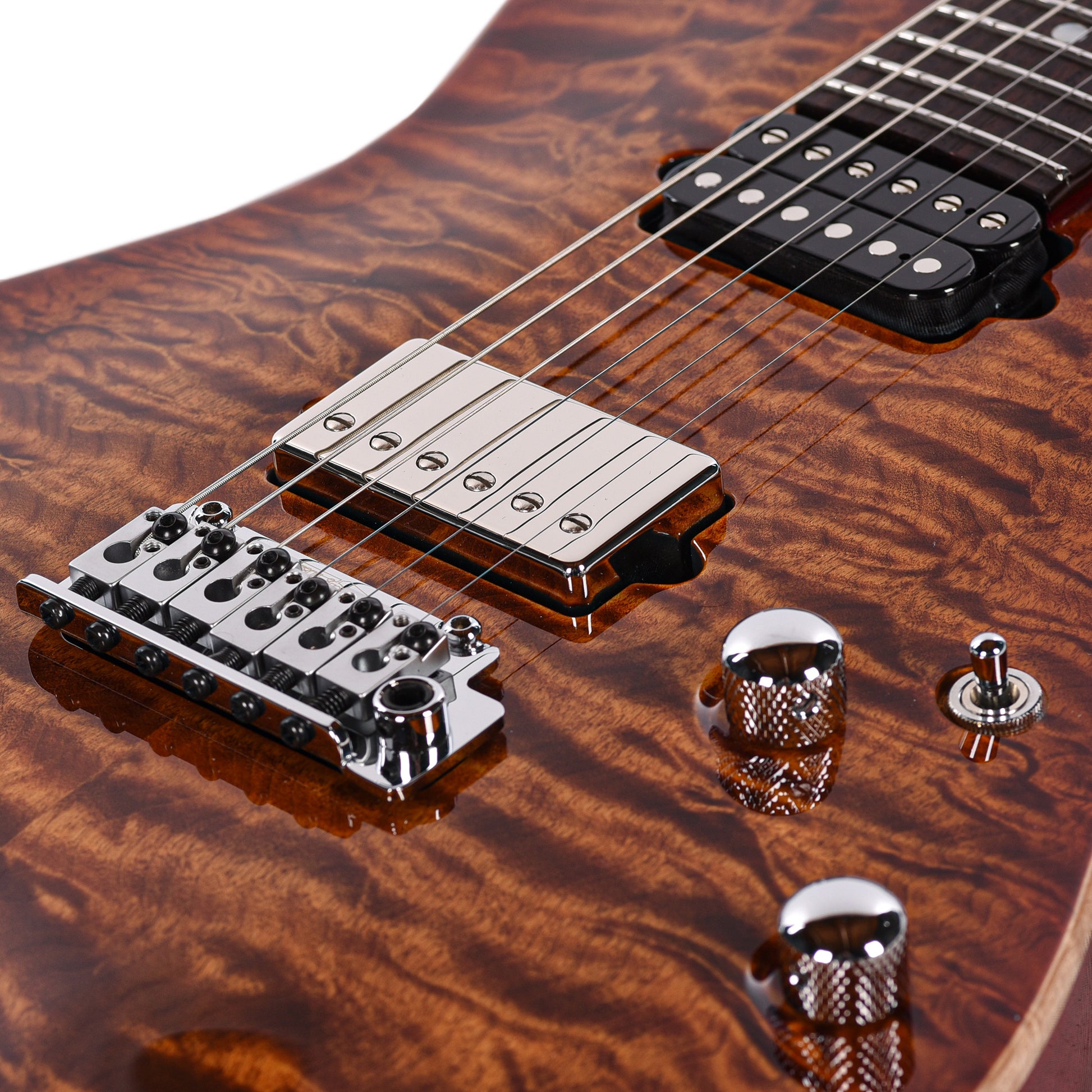 Suhr Custom Modern Carve Top Set Neck Copperhead Burst w/CME-Selected Quilt Maple Top Electric Guitars / Solid Body