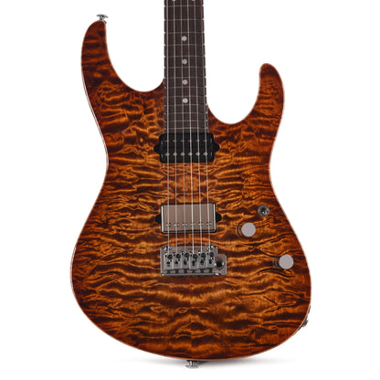 Suhr Custom Modern Carve Top Set Neck Copperhead Burst w/CME-Selected Quilt Maple Top Electric Guitars / Solid Body