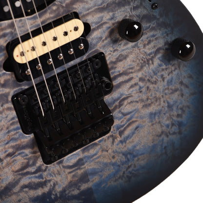 Suhr Custom Modern Faded Trans Whale Blue Burst w/CME-Selected Quilt Maple Top Electric Guitars / Solid Body