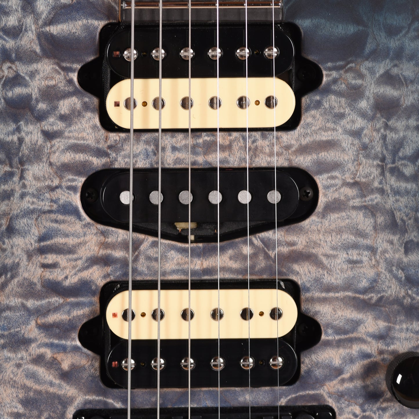 Suhr Custom Modern Faded Trans Whale Blue Burst w/CME-Selected Quilt Maple Top Electric Guitars / Solid Body