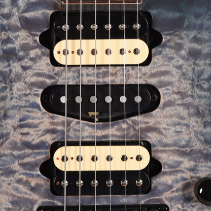 Suhr Custom Modern Faded Trans Whale Blue Burst w/CME-Selected Quilt Maple Top Electric Guitars / Solid Body