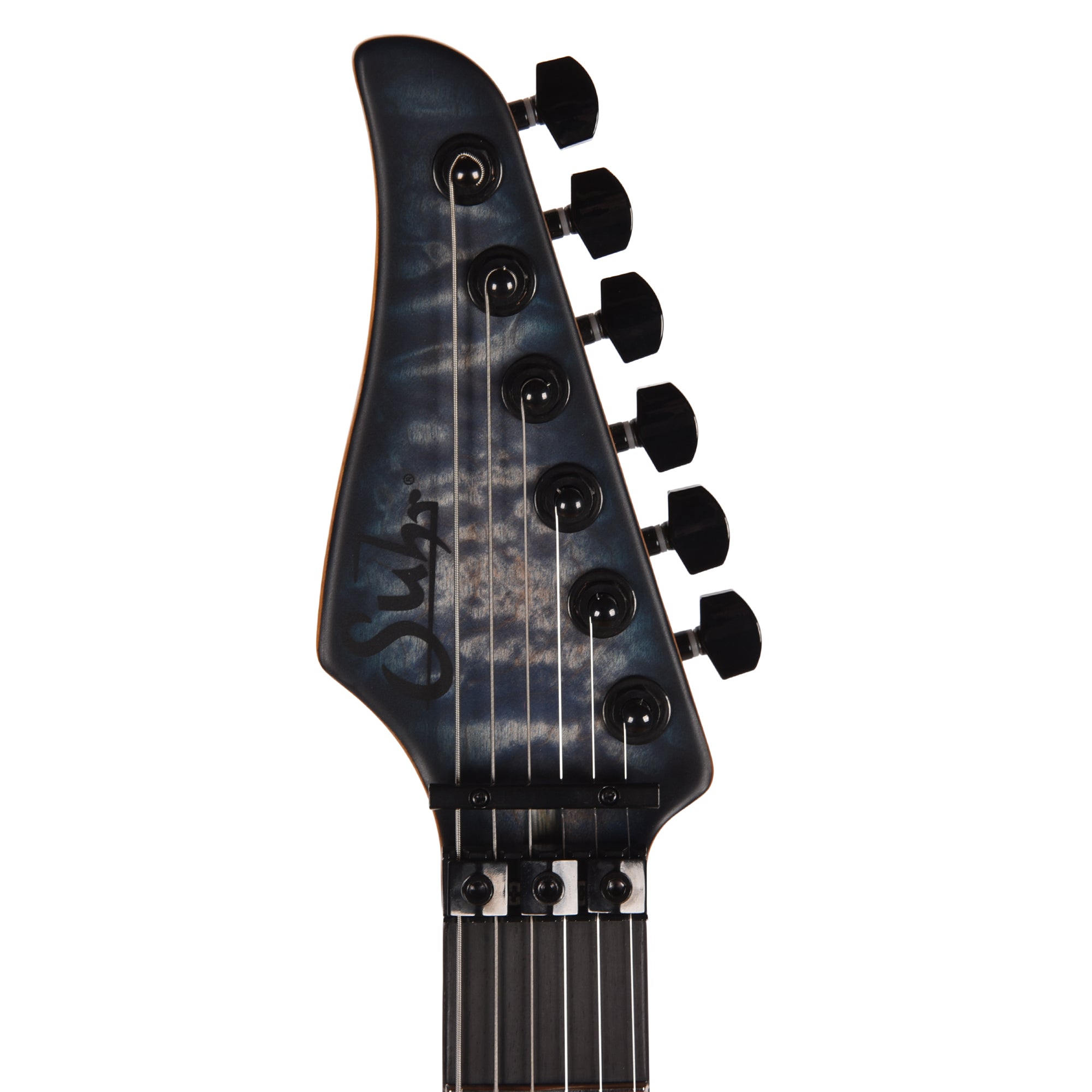 Suhr Custom Modern Faded Trans Whale Blue Burst w/CME-Selected Quilt Maple Top Electric Guitars / Solid Body