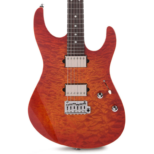 Suhr Custom Modern HH Quilted Maple/Mahogany Fireburst Electric Guitars / Solid Body