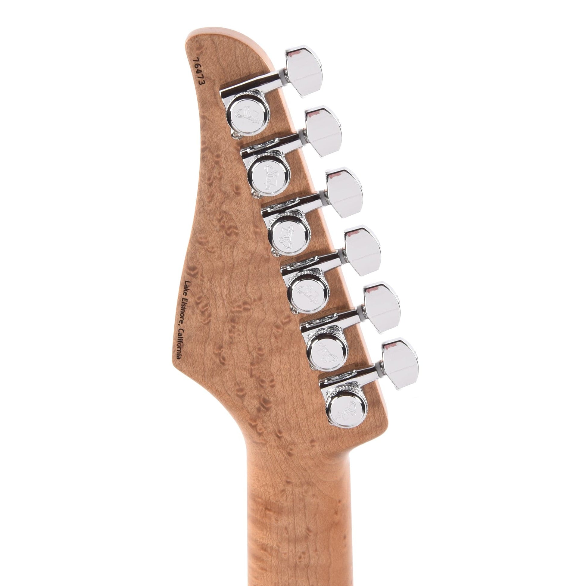 Suhr Custom Modern HSH Angel Quilt Maple/Swamp Ash Bahama Blue w/5A Birdseye Maple Neck Electric Guitars / Solid Body