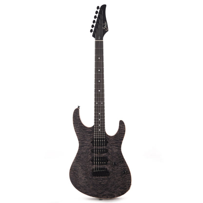 Suhr Custom Modern HSH Quilted Maple/Swamp Ash Transparent Charcoal Electric Guitars / Solid Body