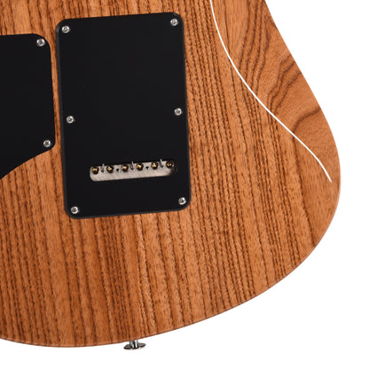 Suhr Custom Modern HSH Spalted Maple/Mahogany Dark Brown Burst w/Roasted Flame Maple Neck Electric Guitars / Solid Body