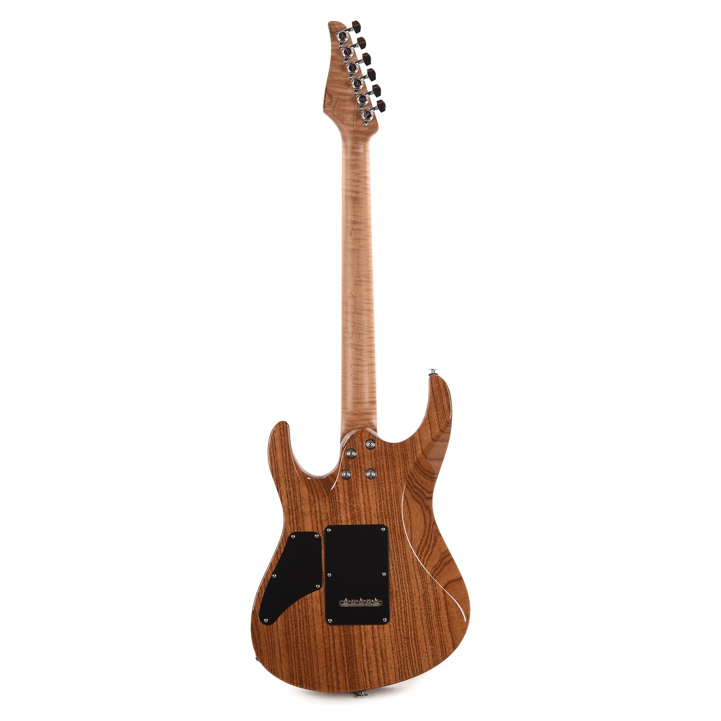 Suhr Custom Modern HSH Spalted Maple/Mahogany Dark Brown Burst w/Roasted Flame Maple Neck Electric Guitars / Solid Body