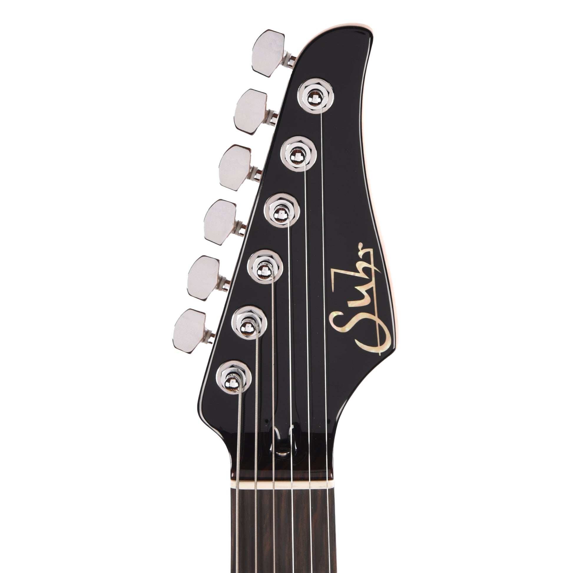 Suhr Custom Modern HSH Spalted Maple/Mahogany Dark Brown Burst w/Roasted Flame Maple Neck Electric Guitars / Solid Body