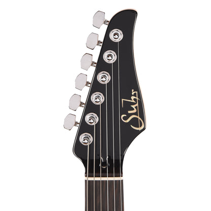 Suhr Custom Modern HSH Spalted Maple/Mahogany Dark Brown Burst w/Roasted Flame Maple Neck Electric Guitars / Solid Body