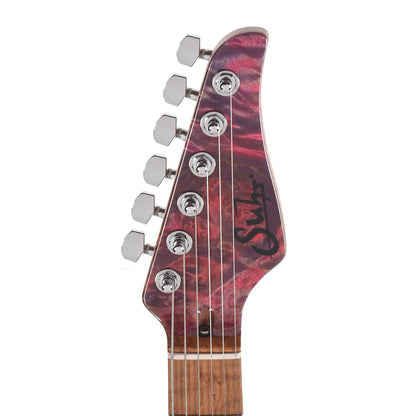 Suhr Custom Modern Pink Algae w/CME-Selected Burl Maple Top Electric Guitars / Solid Body