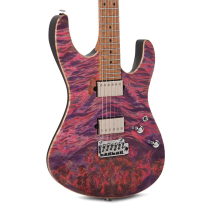 Suhr Custom Modern Pink Algae w/CME-Selected Burl Maple Top Electric Guitars / Solid Body