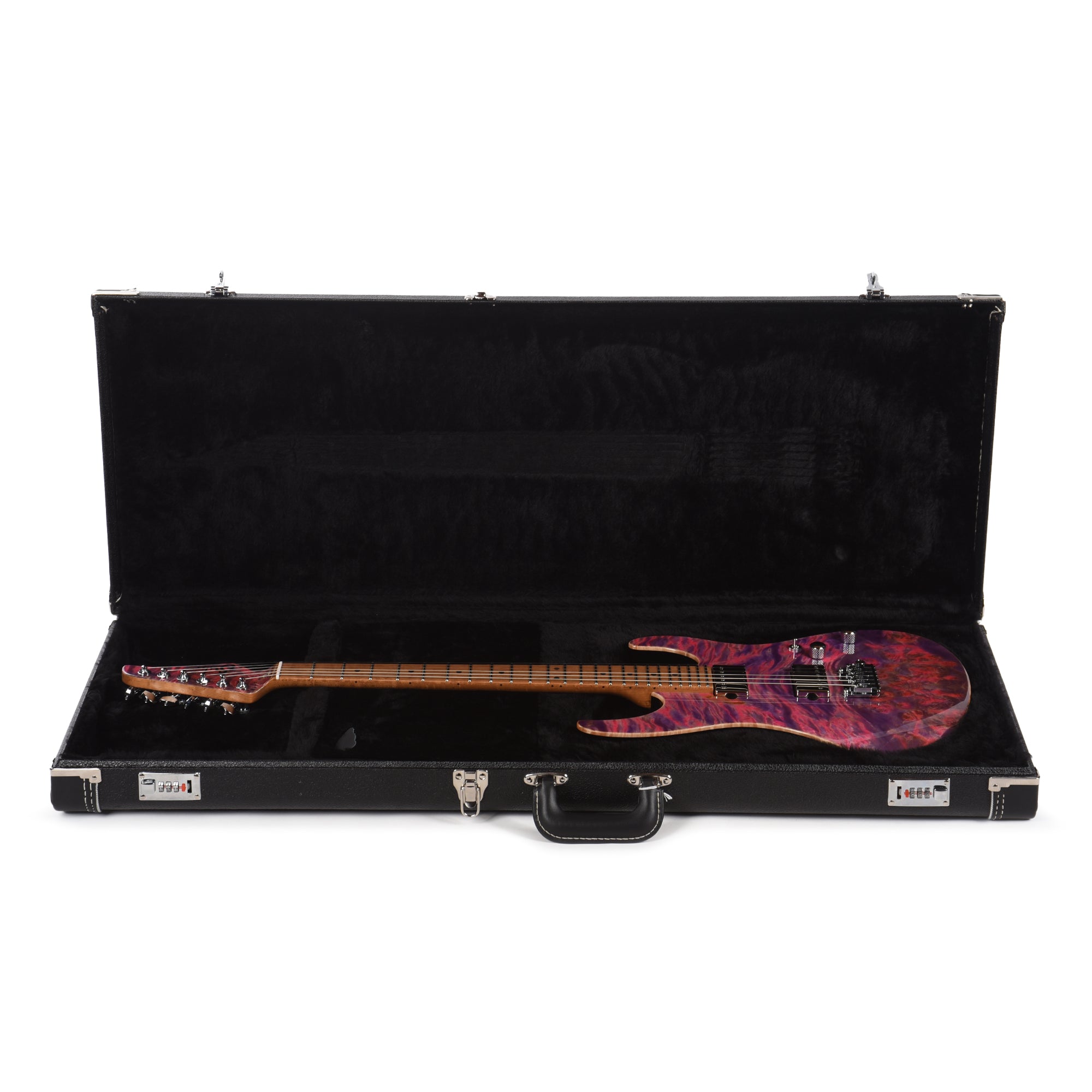 Suhr Custom Modern Pink Algae w/CME-Selected Burl Maple Top Electric Guitars / Solid Body