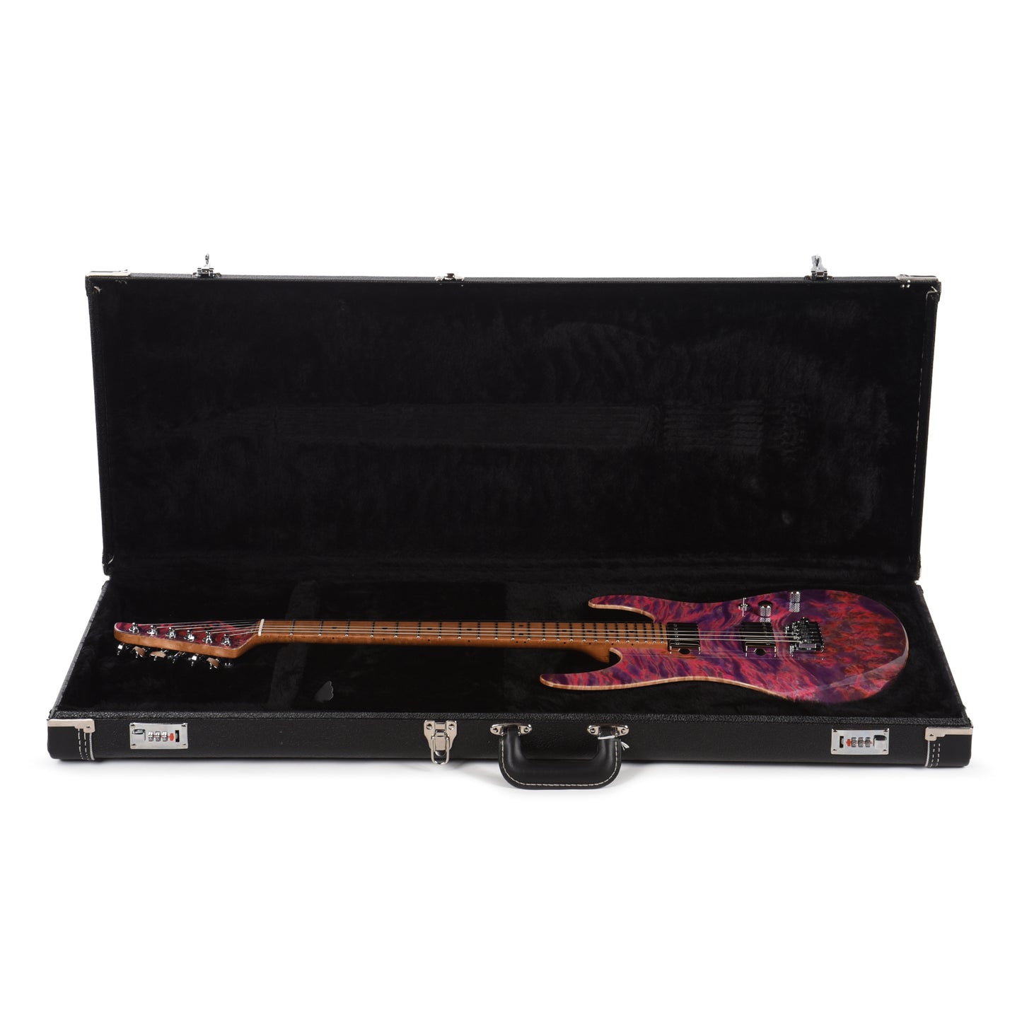 Suhr Custom Modern Pink Algae w/CME-Selected Burl Maple Top Electric Guitars / Solid Body