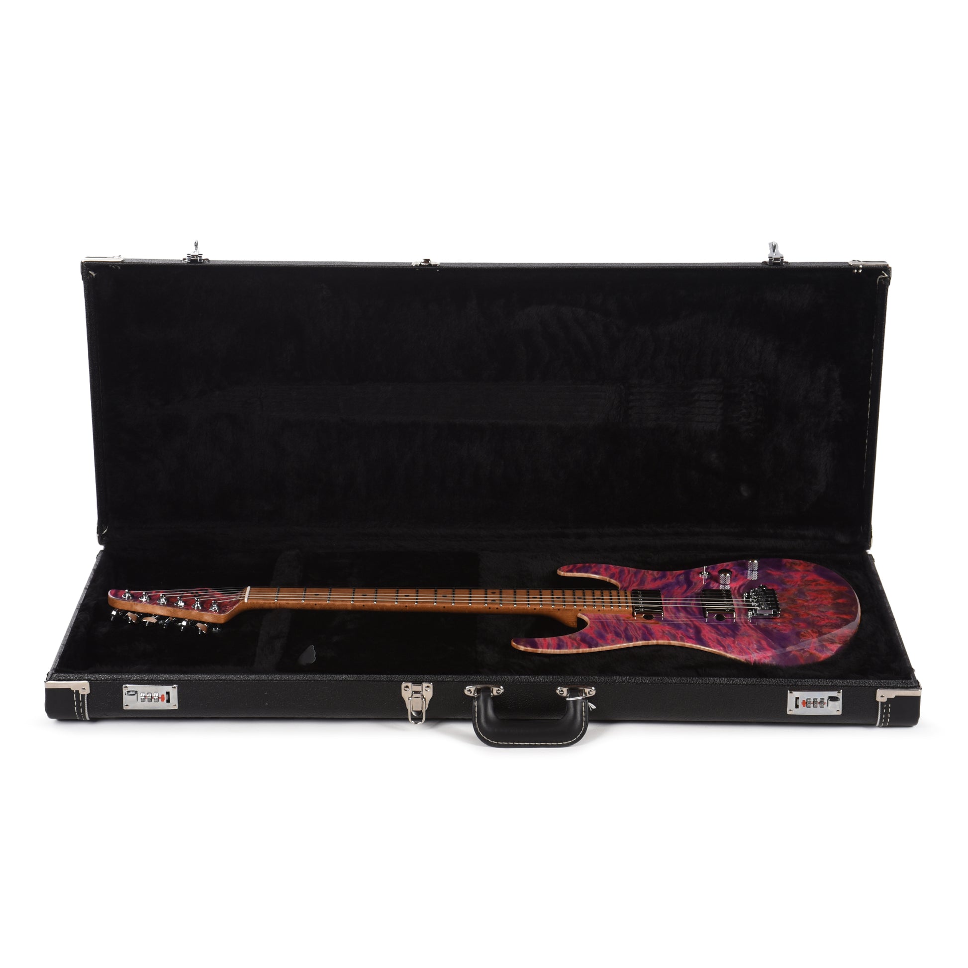 Suhr Custom Modern Pink Algae w/CME-Selected Burl Maple Top Electric Guitars / Solid Body