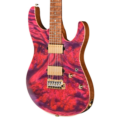 Suhr Custom Modern Pink Algae w/CME-Selected Waterfall Burl Maple Top Electric Guitars / Solid Body