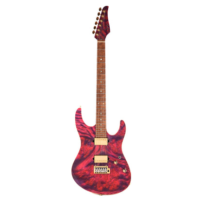 Suhr Custom Modern Pink Algae w/CME-Selected Waterfall Burl Maple Top Electric Guitars / Solid Body