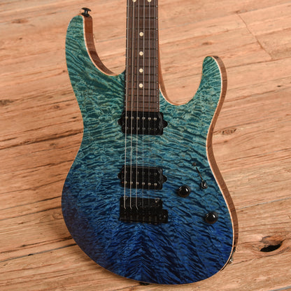 Suhr Custom Modern Set Neck Blue Fade Electric Guitars / Solid Body