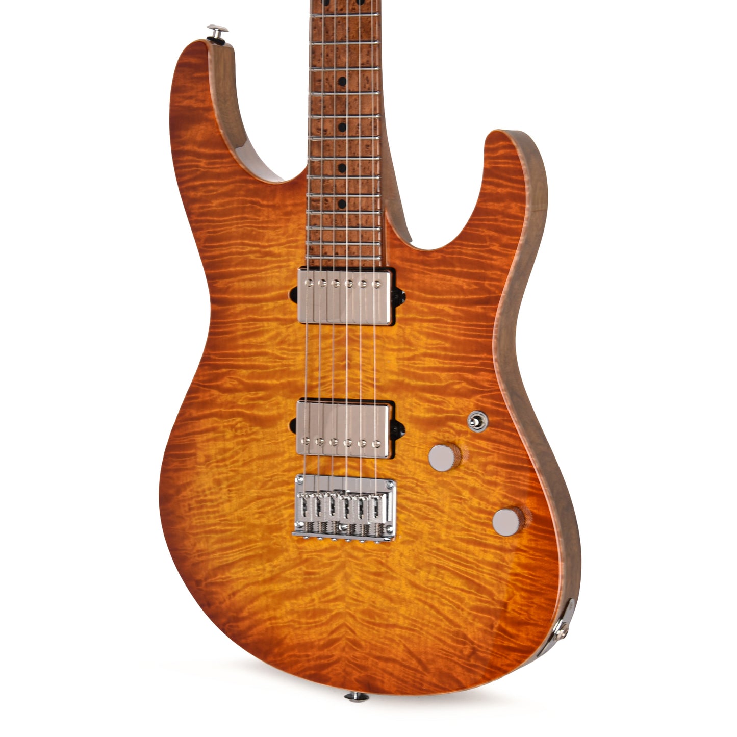 Suhr Custom Modern Set Neck Suhr Burst w/CME-Selected Angel Quilt Maple Top Electric Guitars / Solid Body
