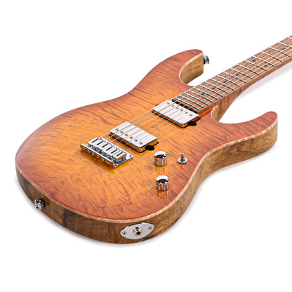 Suhr Custom Modern Set Neck Suhr Burst w/CME-Selected Angel Quilt Maple Top Electric Guitars / Solid Body
