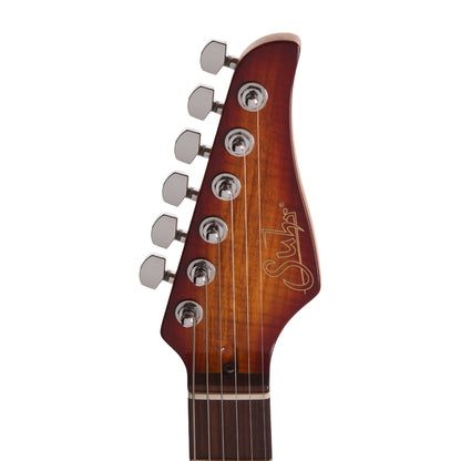 Suhr Custom Modern T Aged Cherry Burst w/CME-Selected Spalt Maple Top Electric Guitars / Solid Body