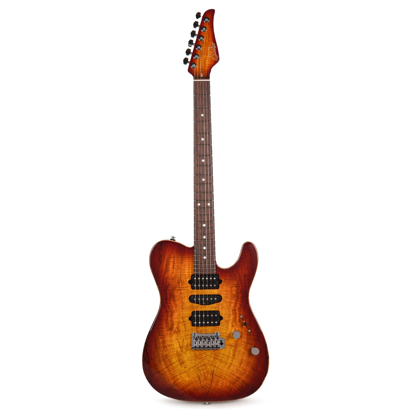 Suhr Custom Modern T Aged Cherry Burst w/CME-Selected Spalt Maple Top Electric Guitars / Solid Body