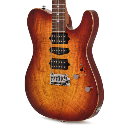 Suhr Custom Modern T Aged Cherry Burst w/CME-Selected Spalt Maple Top Electric Guitars / Solid Body