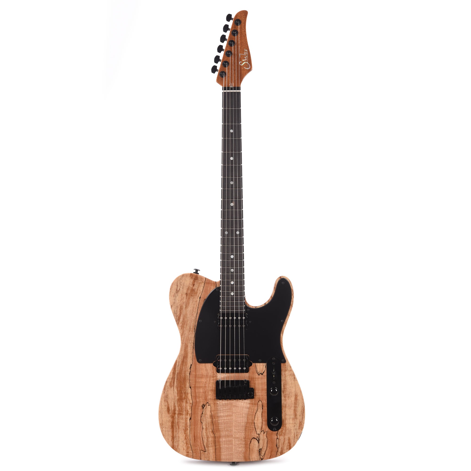 Suhr Custom Modern T HH Spalted Maple/Mahogany Natural Electric Guitars / Solid Body