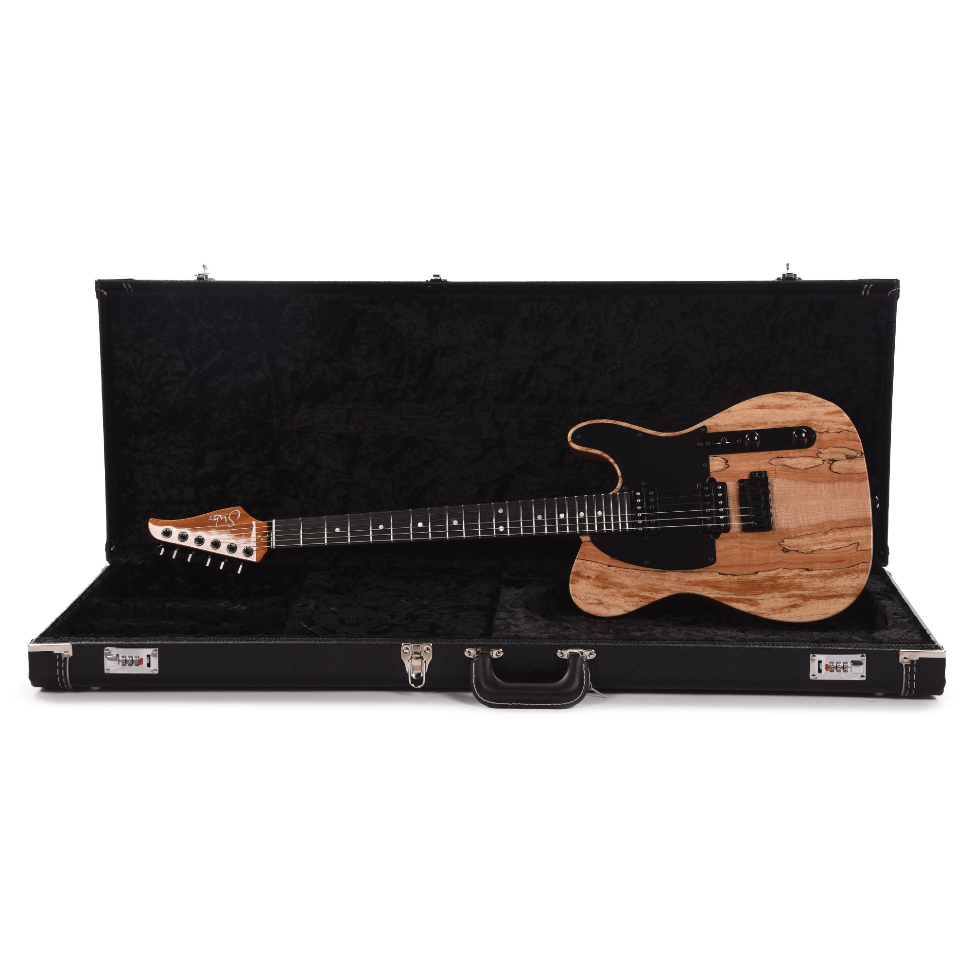 Suhr Custom Modern T HH Spalted Maple/Mahogany Natural Electric Guitars / Solid Body