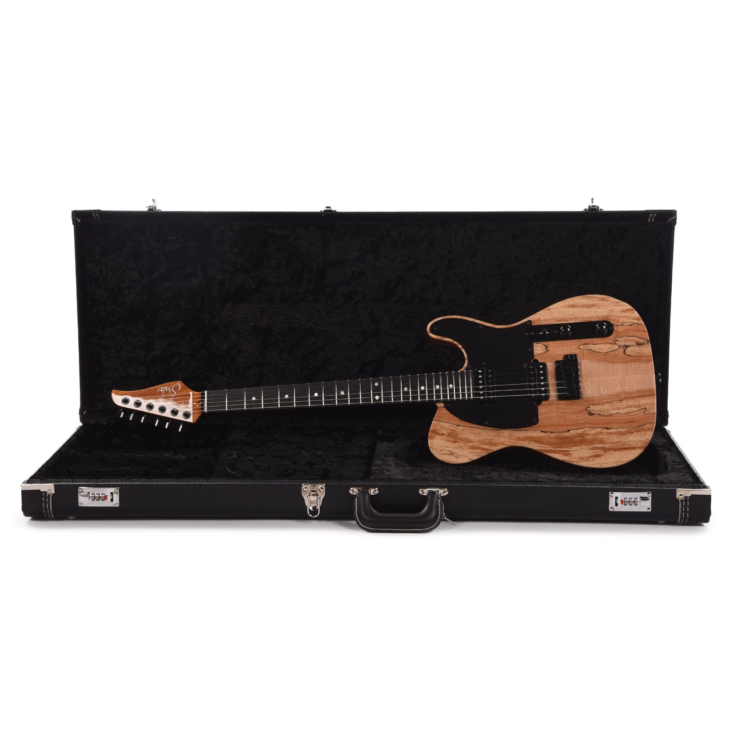 Suhr Custom Modern T HH Spalted Maple/Mahogany Natural Electric Guitars / Solid Body