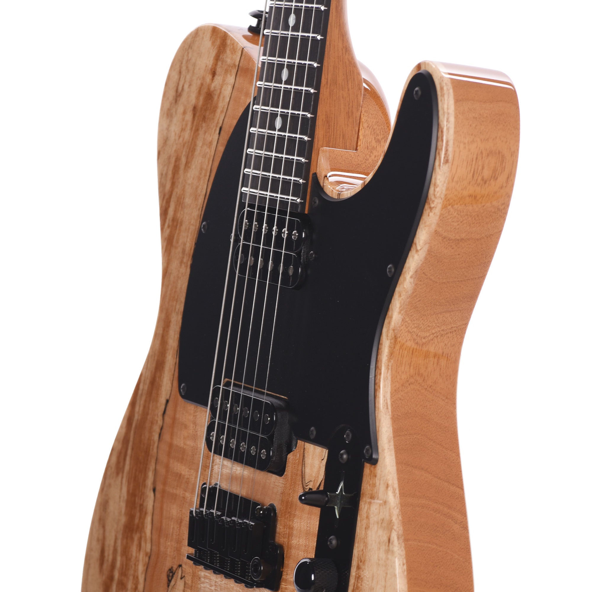Suhr Custom Modern T HH Spalted Maple/Mahogany Natural Electric Guitars / Solid Body