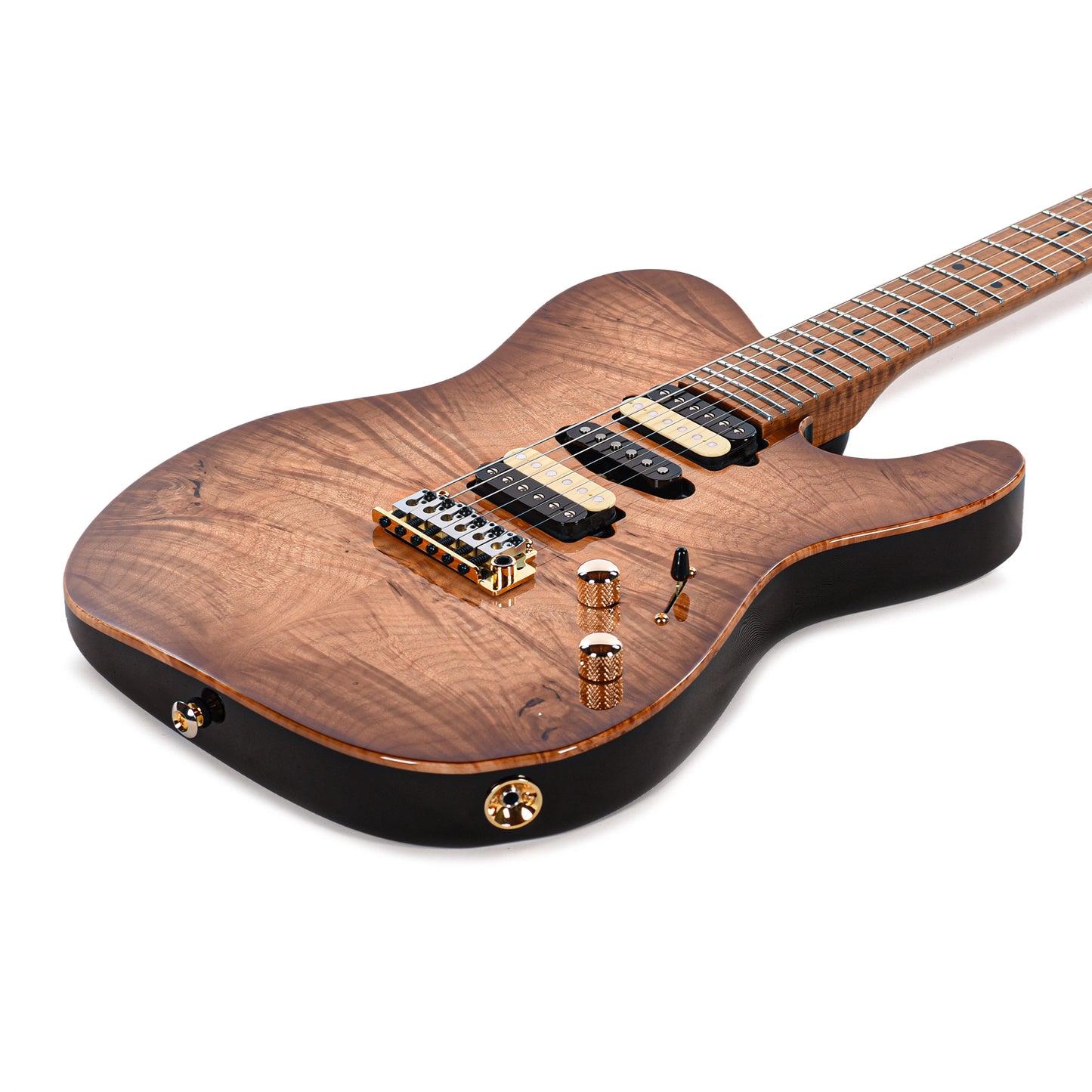 Suhr Custom Modern T Natural Burst w/CME-Selected Waterfall Burl Maple Top Electric Guitars / Solid Body