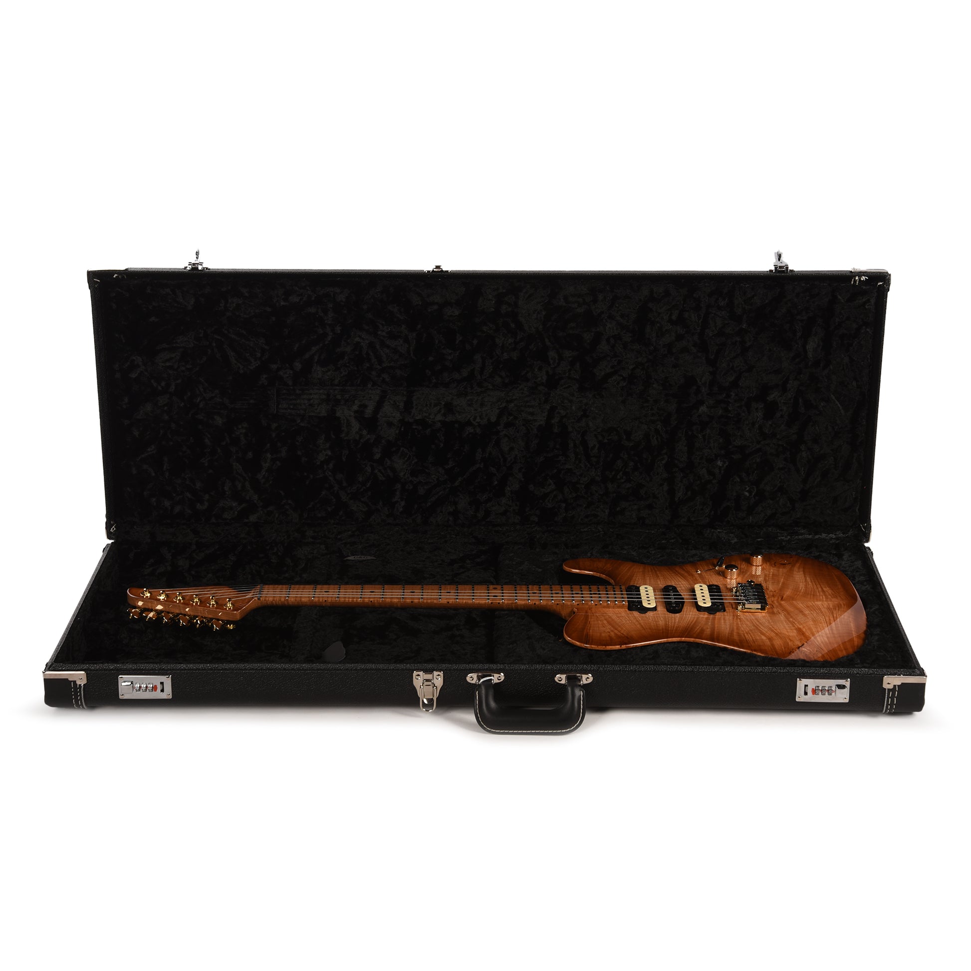 Suhr Custom Modern T Natural Burst w/CME-Selected Waterfall Burl Maple Top Electric Guitars / Solid Body