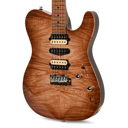 Suhr Custom Modern T Natural Burst w/CME-Selected Waterfall Burl Maple Top Electric Guitars / Solid Body