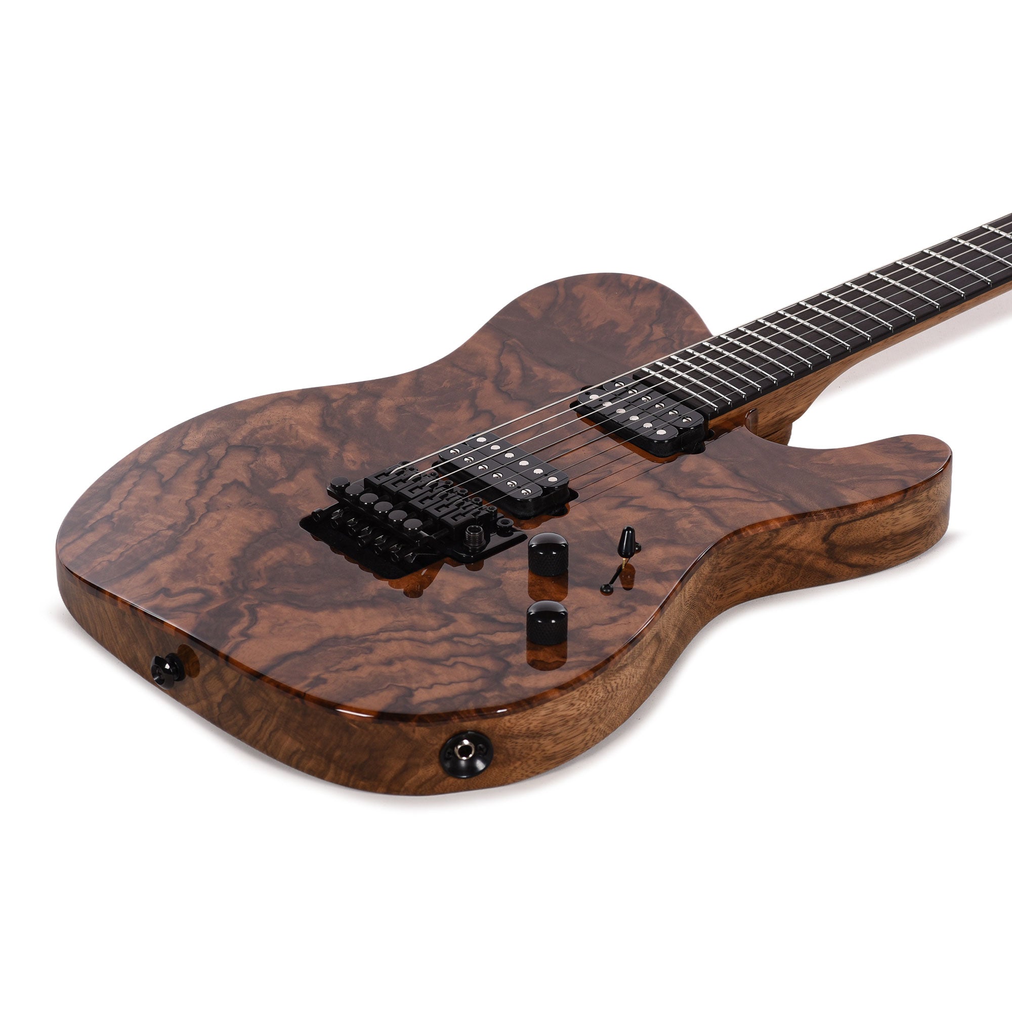Suhr Custom Modern T Natural w/CME-Selected Figured Walnut Top Electric Guitars / Solid Body