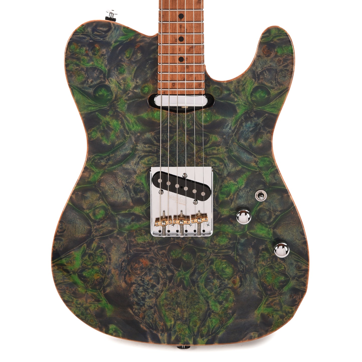 Suhr Custom Modern T Trans Algae w/CME-Selected Burl Maple Top Electric Guitars / Solid Body