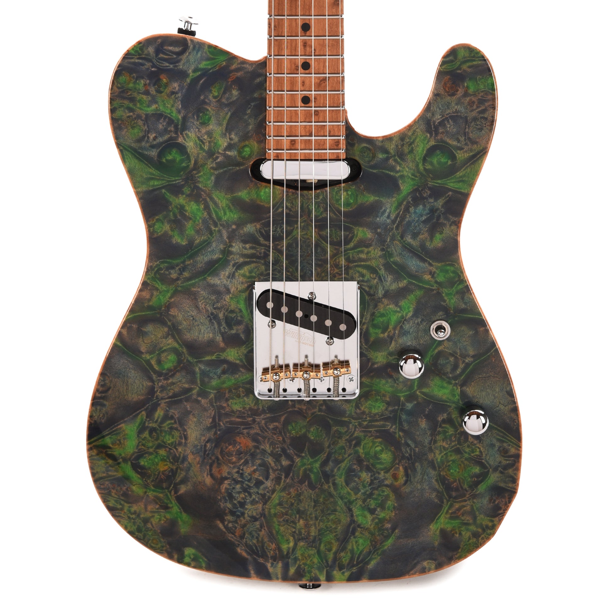 Suhr Custom Modern T Trans Algae w/CME-Selected Burl Maple Top Electric Guitars / Solid Body