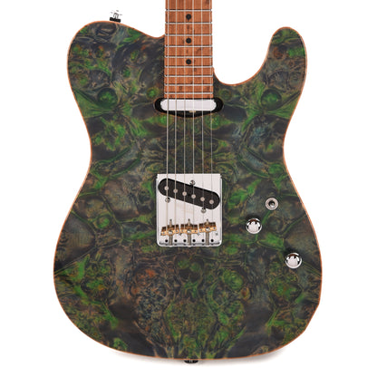 Suhr Custom Modern T Trans Algae w/CME-Selected Burl Maple Top Electric Guitars / Solid Body