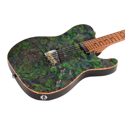 Suhr Custom Modern T Trans Algae w/CME-Selected Burl Maple Top Electric Guitars / Solid Body
