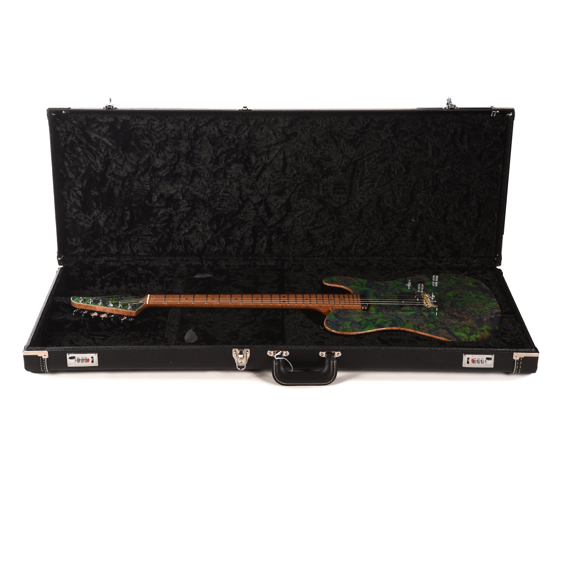 Suhr Custom Modern T Trans Algae w/CME-Selected Burl Maple Top Electric Guitars / Solid Body