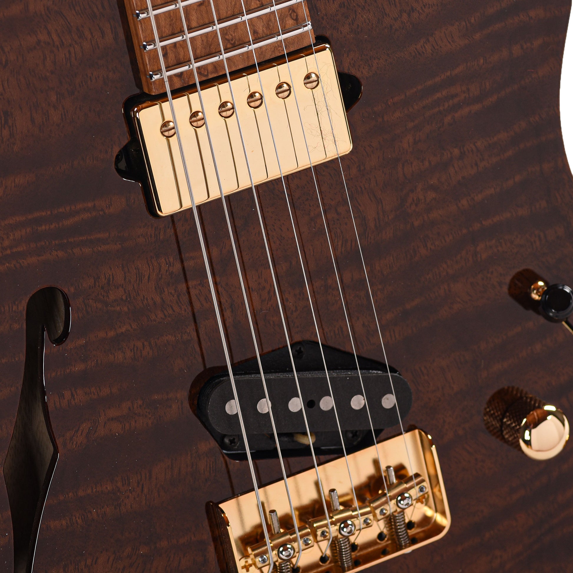 Suhr Custom Modern T Vintage Natural w/CME-Selected Figured Walnut Top Electric Guitars / Solid Body