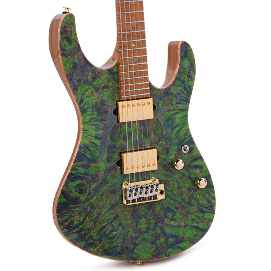 Suhr Custom Modern Trans Algae w/CME-Selected Burl Maple Top Electric Guitars / Solid Body