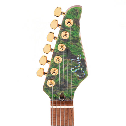 Suhr Custom Modern Trans Algae w/CME-Selected Burl Maple Top Electric Guitars / Solid Body