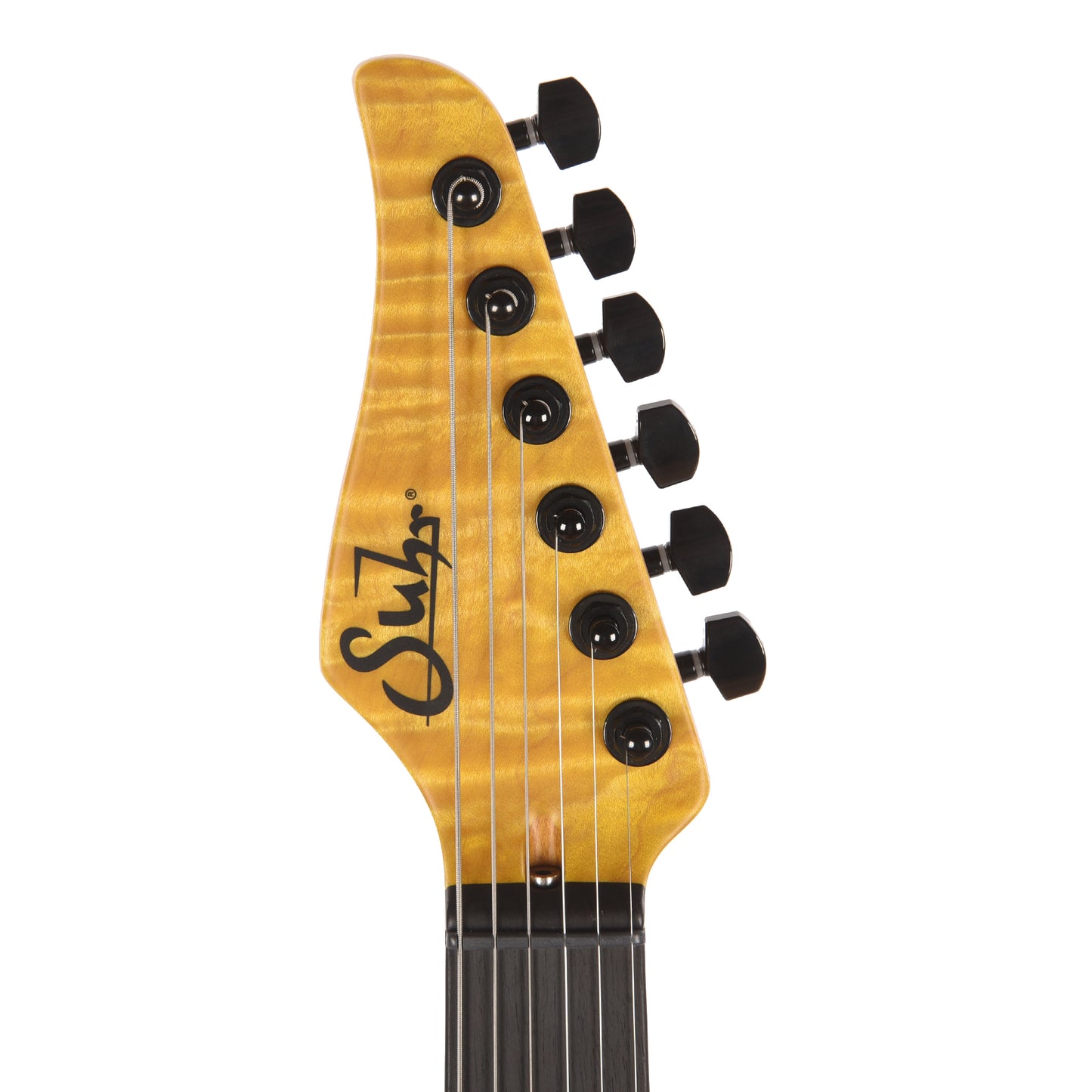 Suhr Custom Modern Trans Lemon Yellow w/CME-Selected Quilt Maple Top Electric Guitars / Solid Body